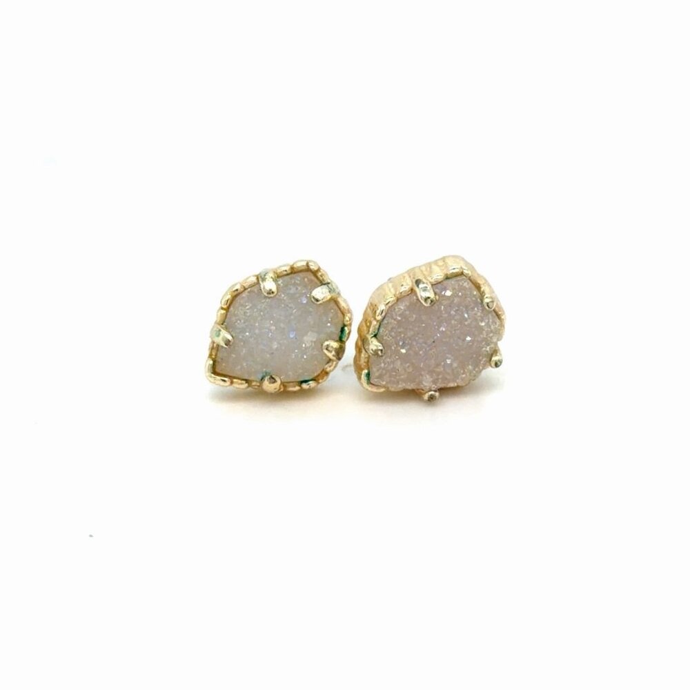 Kendra Scott Tessa Pink Druzy Earrings